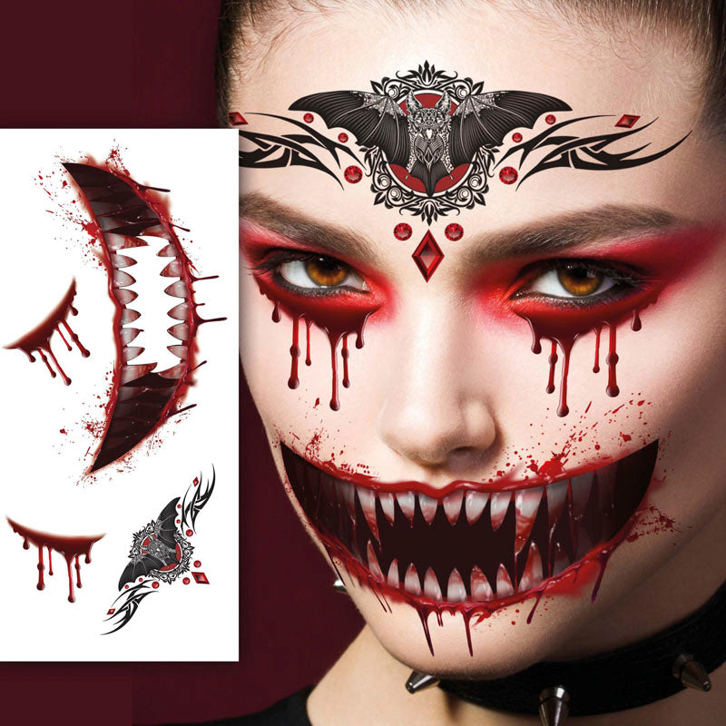 Tatuaje cara vampiro