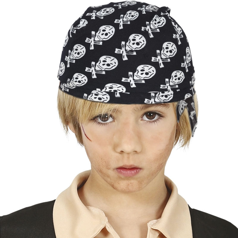 Casquete Pirata Calaveras Infantil