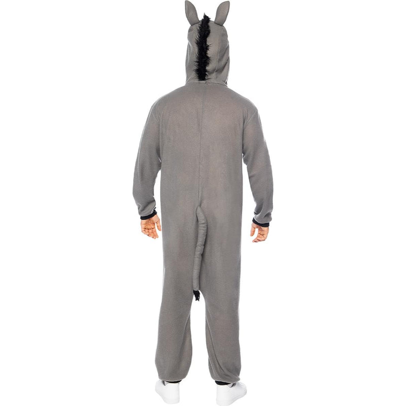 Disfraz de Burro kigurumi para hombre Espalda