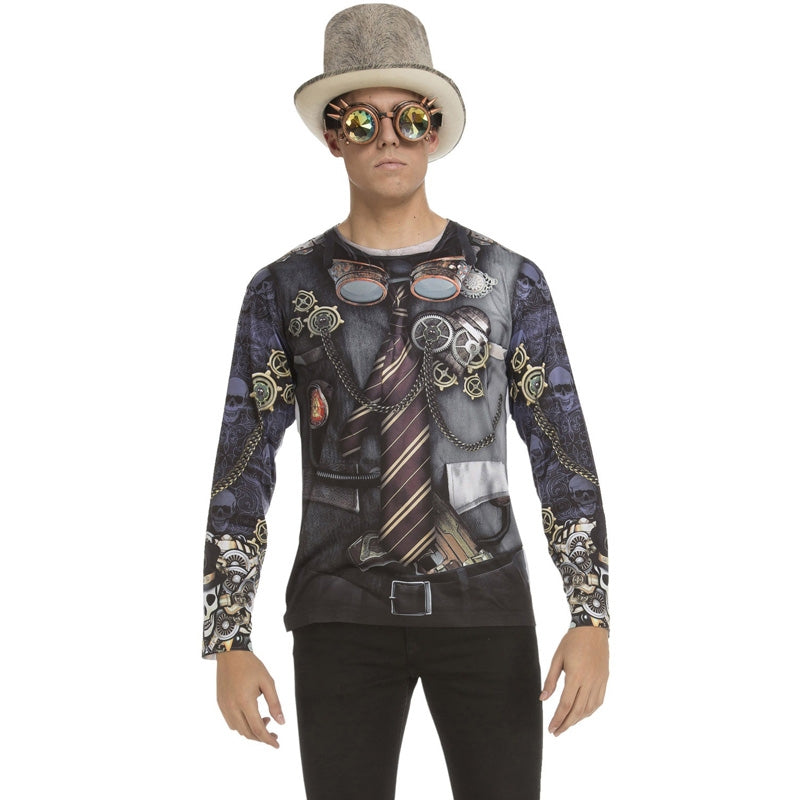 Disfraz Camiseta Steampunk adulto