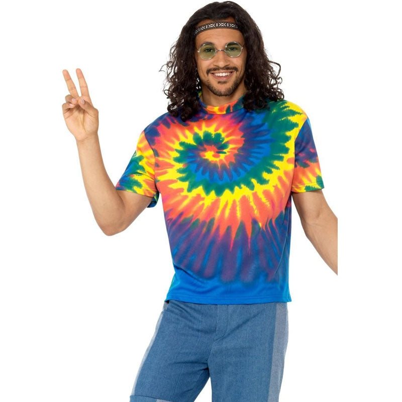 Disfraz Camiseta tie-dye Hippie