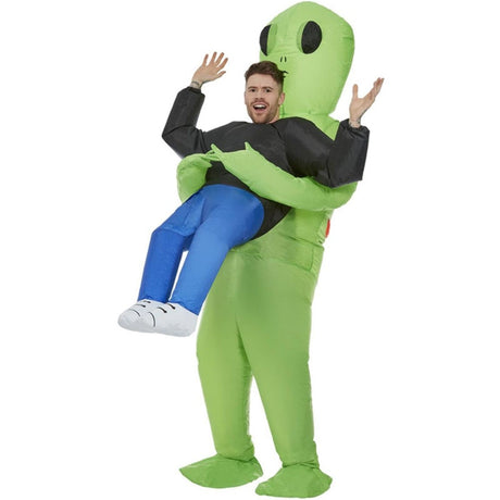 Disfraz de Alien Abductor hinchable para hombre