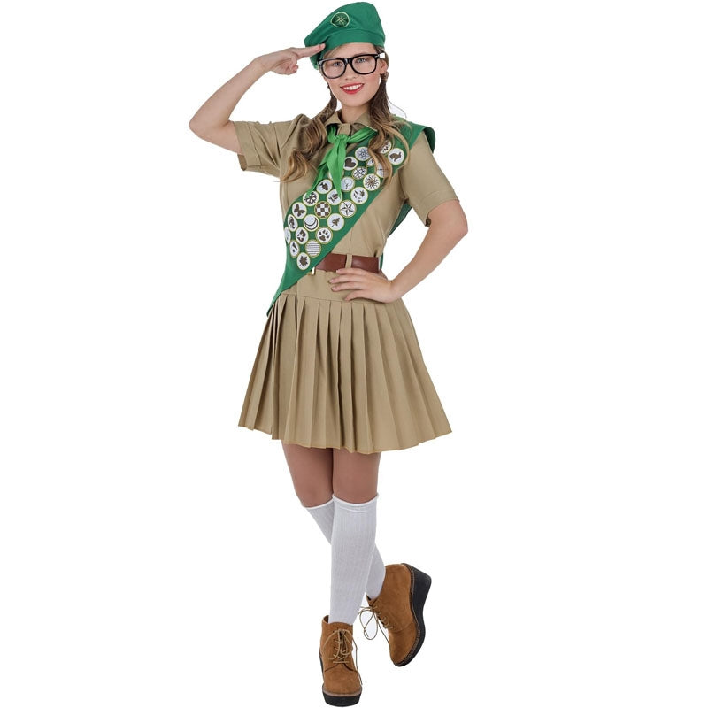 Disfraz de Boy Scout para mujer