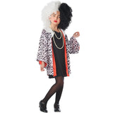 Disfraz de Cruella de Vil Deluxe para niña