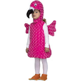 Disfraz de Flamenco Rosa peluche para niña