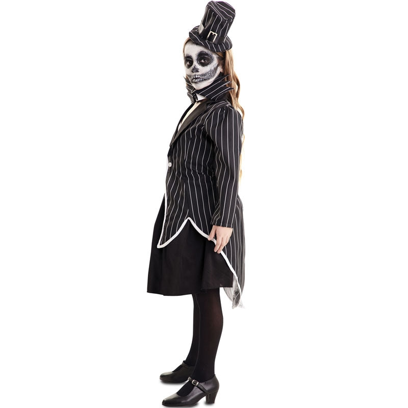 Disfraz de Jack Skellington para niña perfil