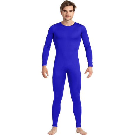 Disfraz de Maillot azul spandex para hombre