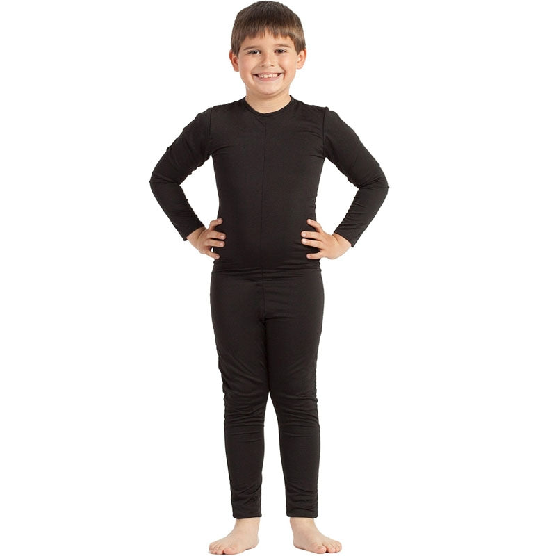 Disfraz de Maillot negro spandex para niño