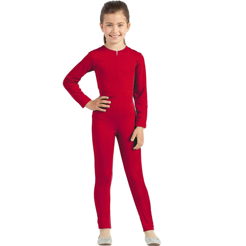 Disfraz de Maillot rojo spandex para niña