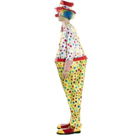 Disfraz de Payaso Multicolor adulto perfil