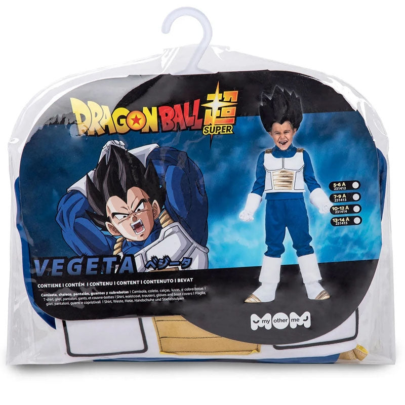 Disfraz de Príncipe Vegeta Dragon Ball para niño packaging