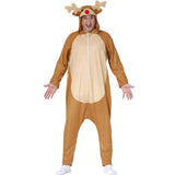 Disfraz de Reno Navidad Kigurumi para adulto