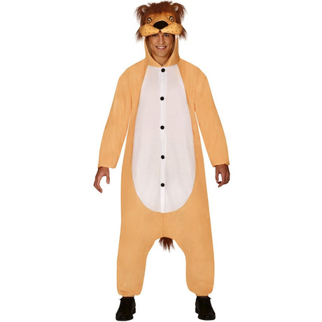 Disfraz de Rey León Kigurumi para adulto