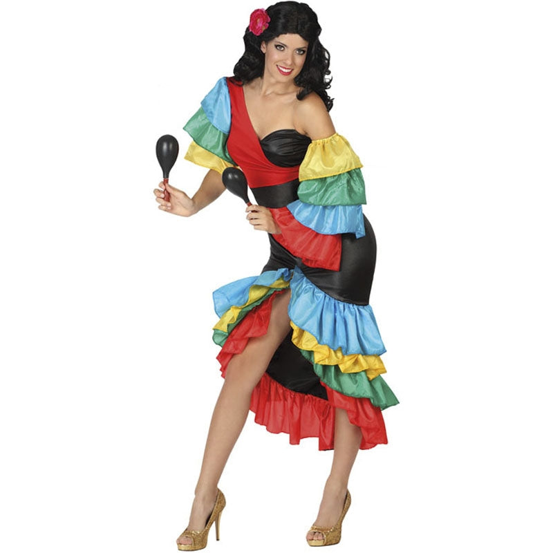 Disfraz de Rumbera Tropical para mujer