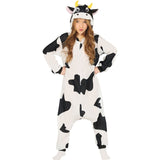 Disfraz de Vaca Kigurumi para niña