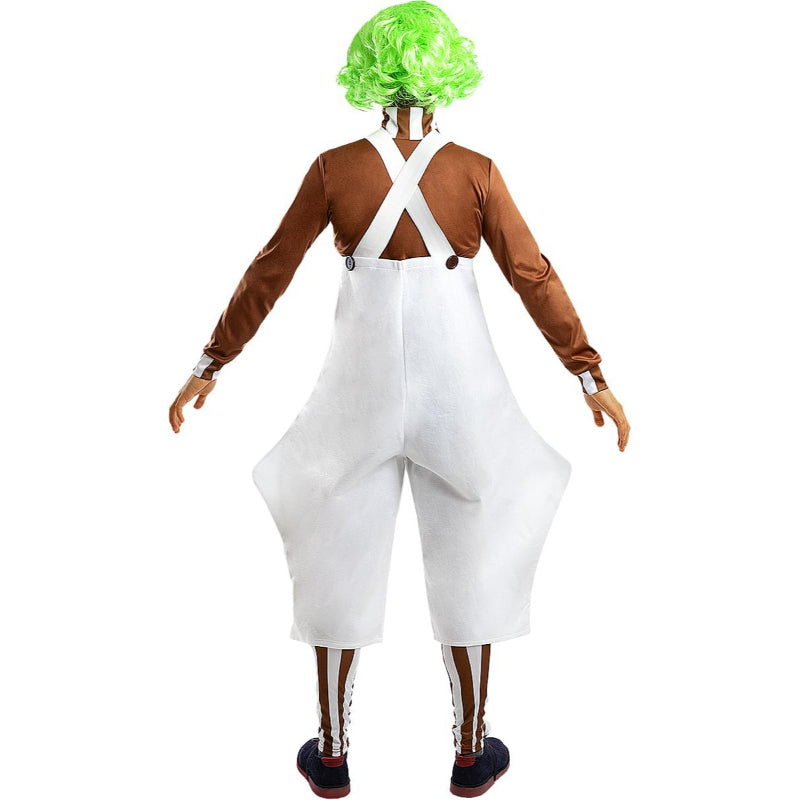 Disfraz de Oompa-Loompa Fábrica Chocolate adulto unisex Espalda