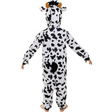 Disfraz de Vaca onesie infantil Espalda