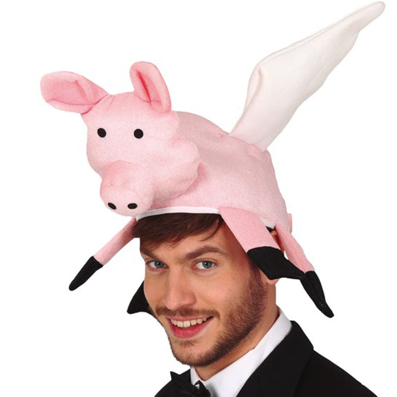 Gorro de Cerdo con alas