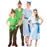 Disfraces Peter Pan y Wendy para grupos y familias