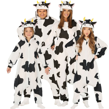 Disfraces Vacas Kigurumi para grupos y familias