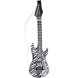 Guitarra hinchable Rockero cebra