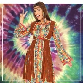 Disfraces de hippie para mujeres