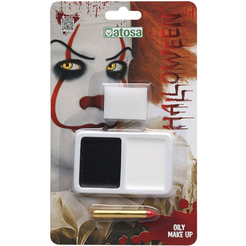 Kit para maquillarte como un payaso de miedo