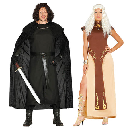 Pareja Jon Nieve y Daenerys Targaryen