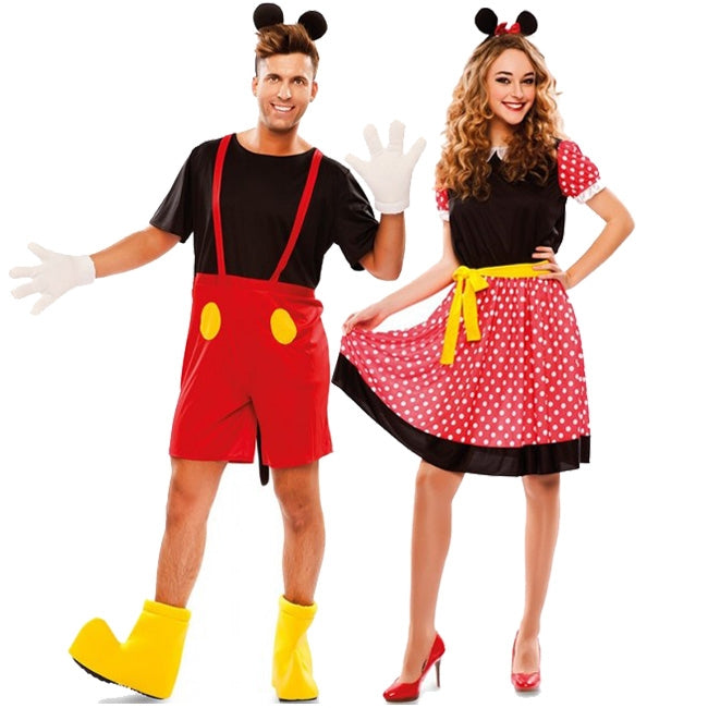 Pareja Mickey y Minnie Mouse