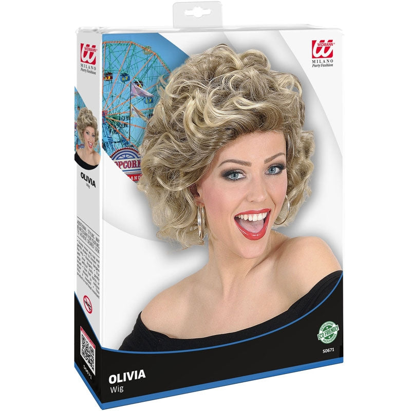 Peluca de Grease Sandy Olsson Packaging