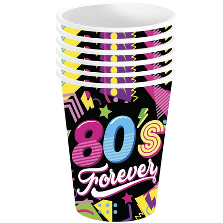 Vasos Fiesta años 80 para completar la decoración de tu fiesta temática Packaging